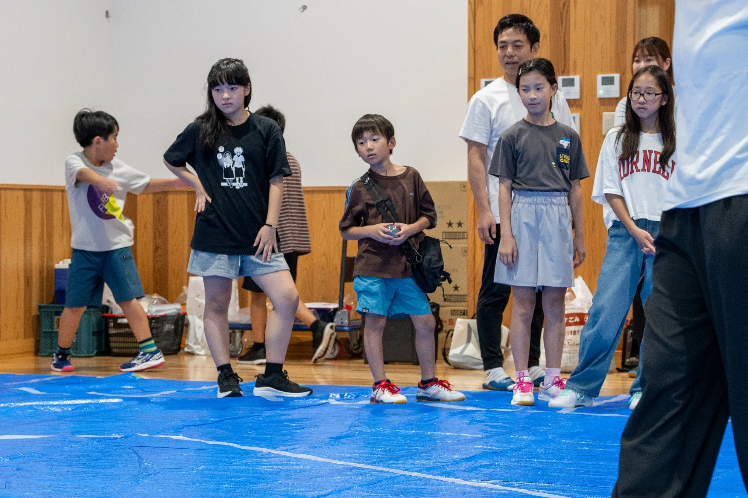 親子と楽しむ鶴岡六学区バドミントンスポーツ少年団-9