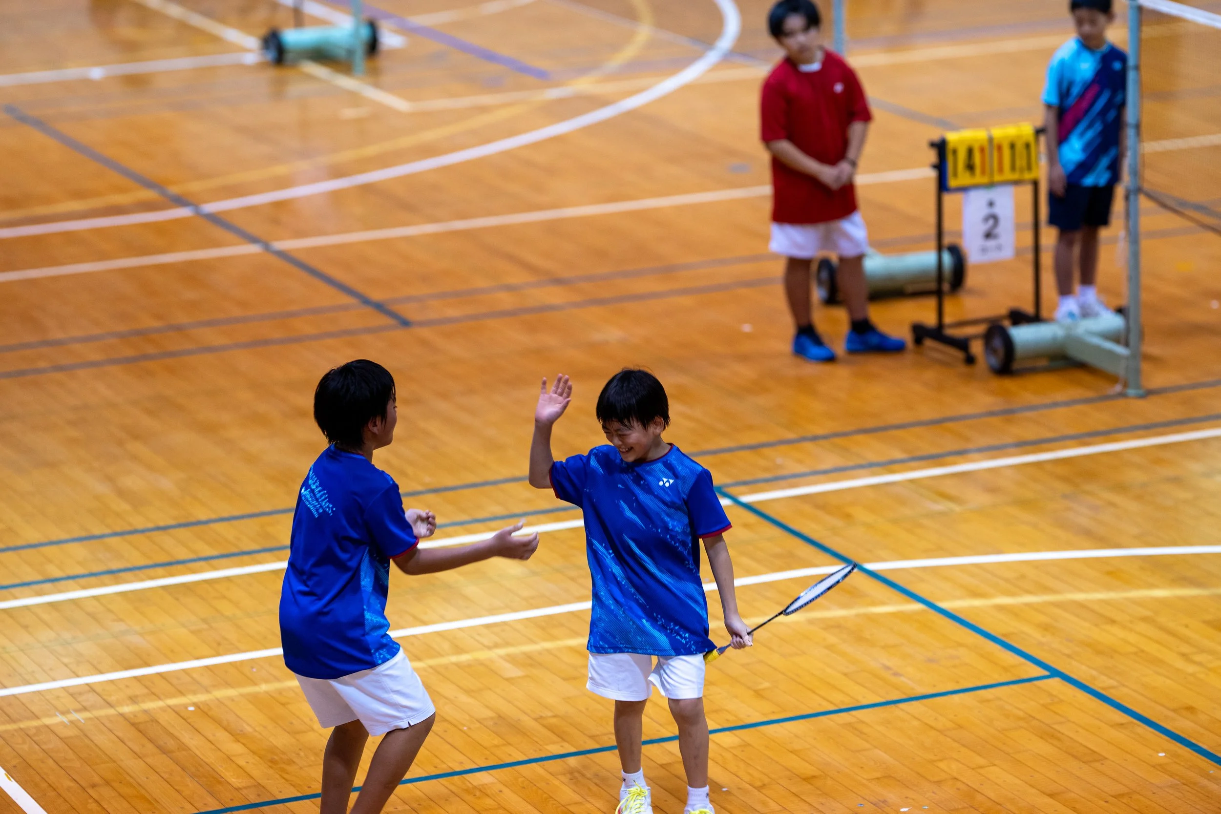 山形県鶴岡市三川町バドミントン小学生鶴岡六学区バドミントンスポーツ少年団三川バドミントンスポーツ少年団BC鶴岡-3