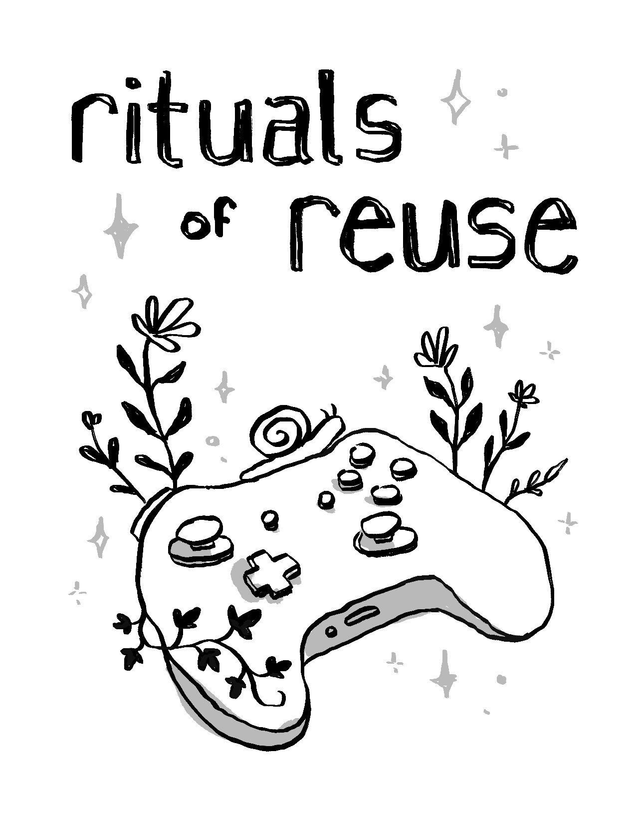 Rituals of Reuse Zine illustrated by Thalia Godbout