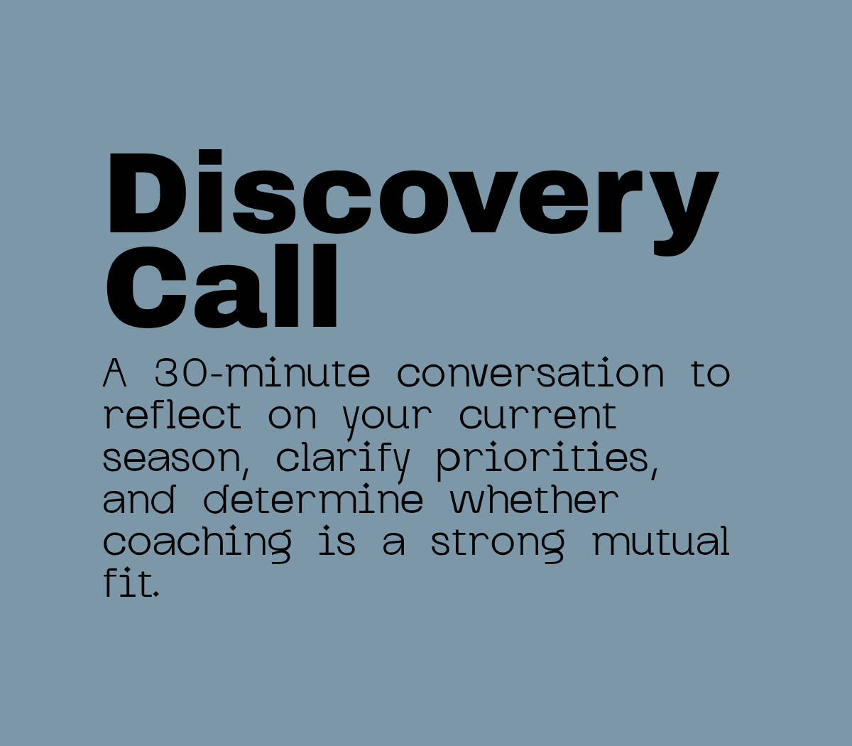 Discovery Call