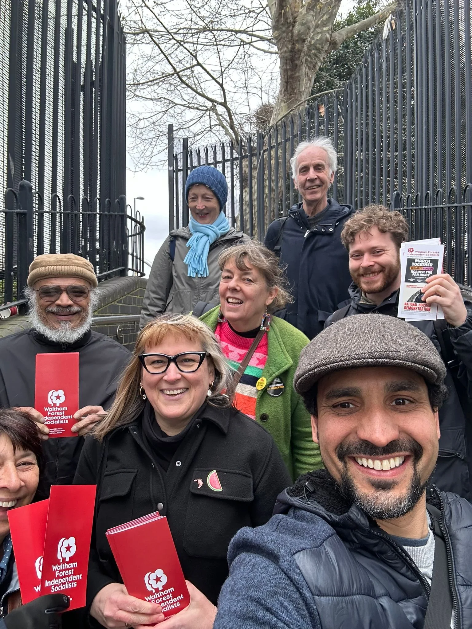 Cathall independent socialists canvassing