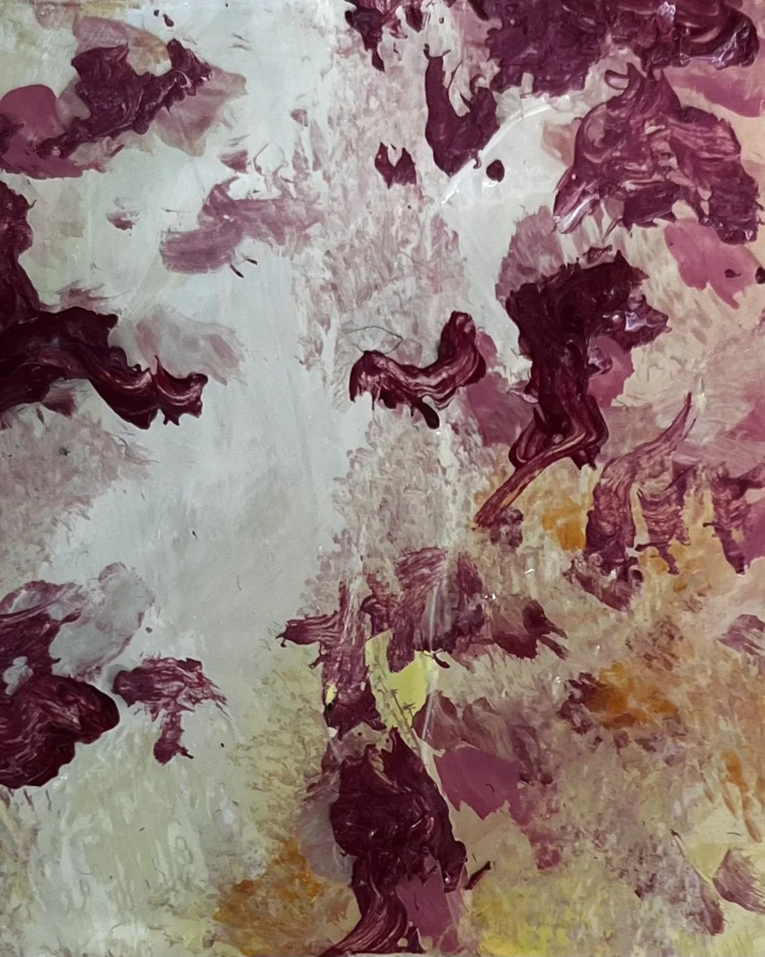 Endocrome close ups 5.1, 5x6cm, Mixed media on canvas, 2026