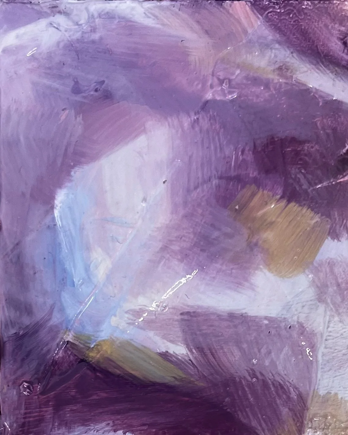 Endocrome close ups 3.1, 5x6cm, Mixed media on canvas, 2026