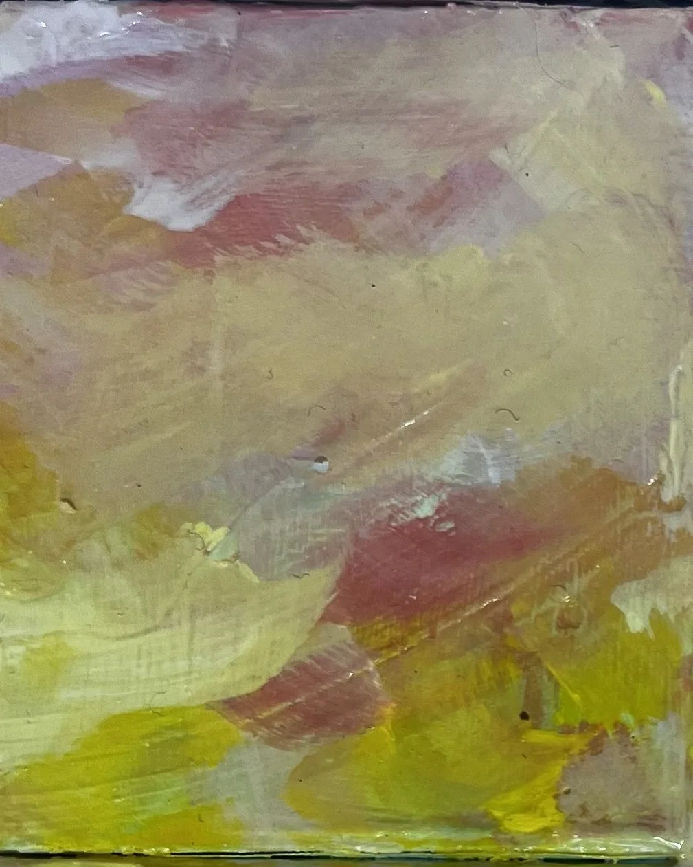 Endocrome close ups 6.1, Mixed media on canvas, 2026