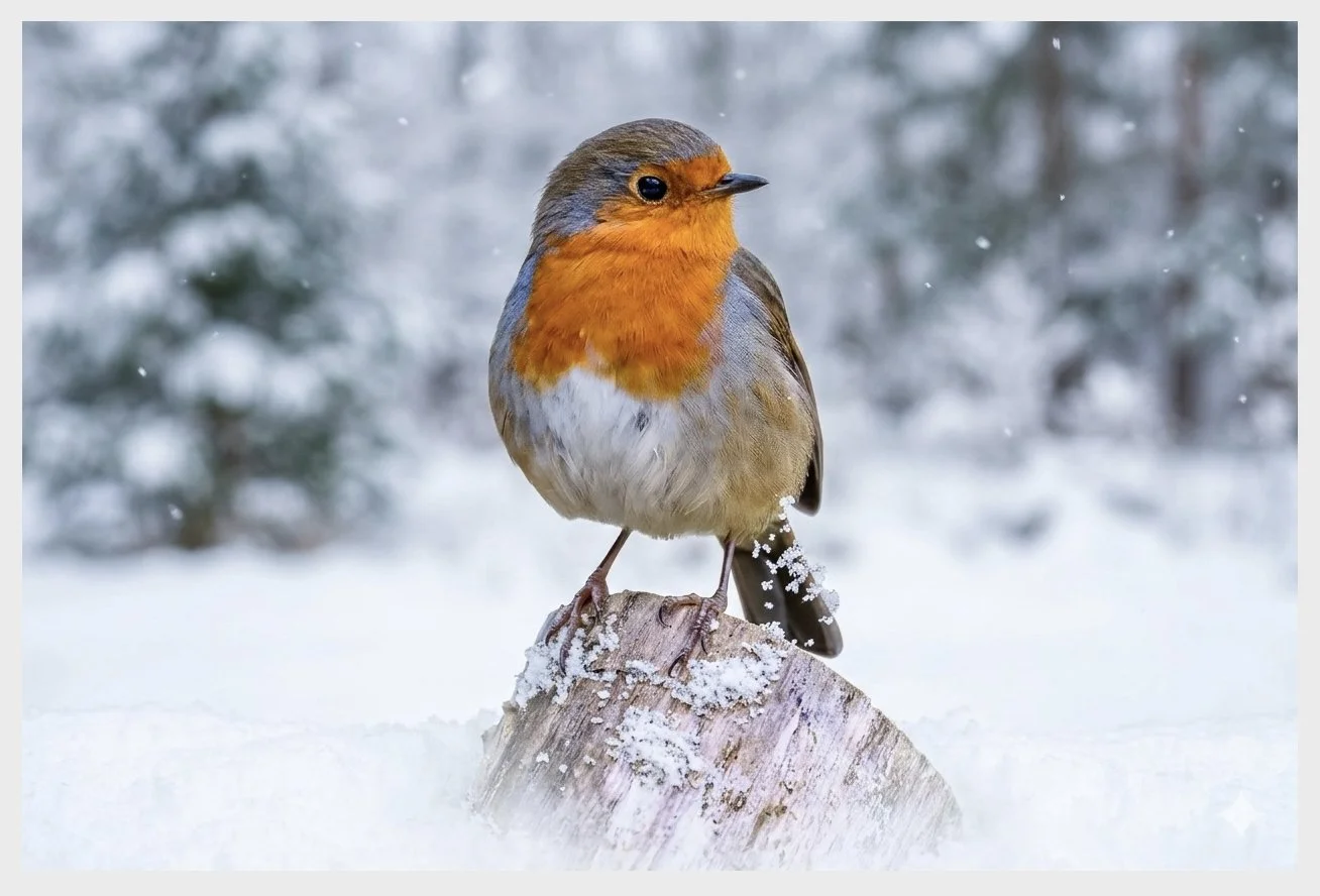 Robin In Snow - Brandon Marsh.JPG