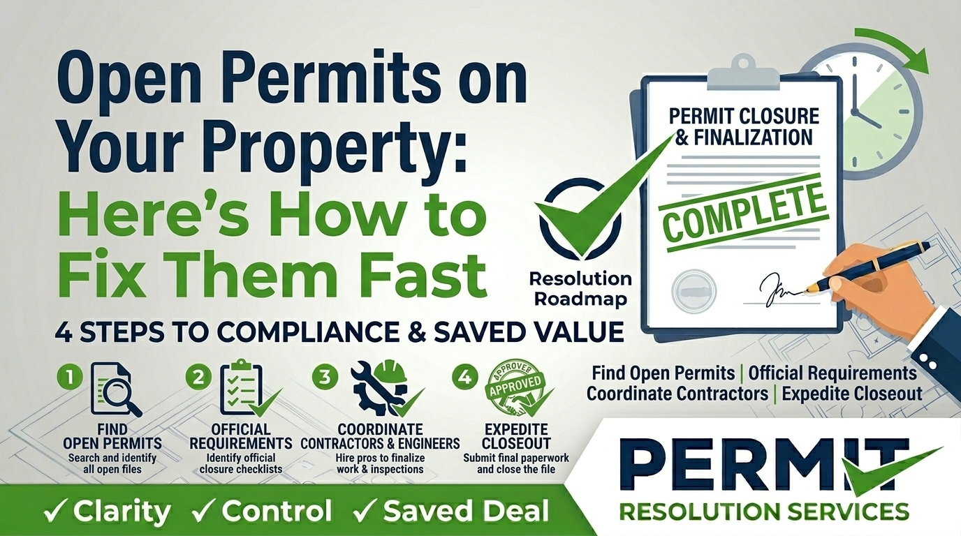 Open Permits on Your Property? Here’s How to Fix Them Fast