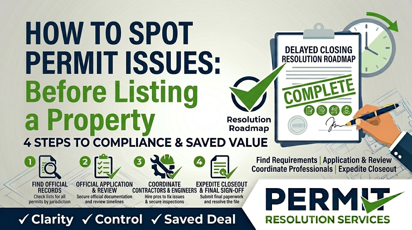 How Realtors Spot Permit Issues Before Listing a Property