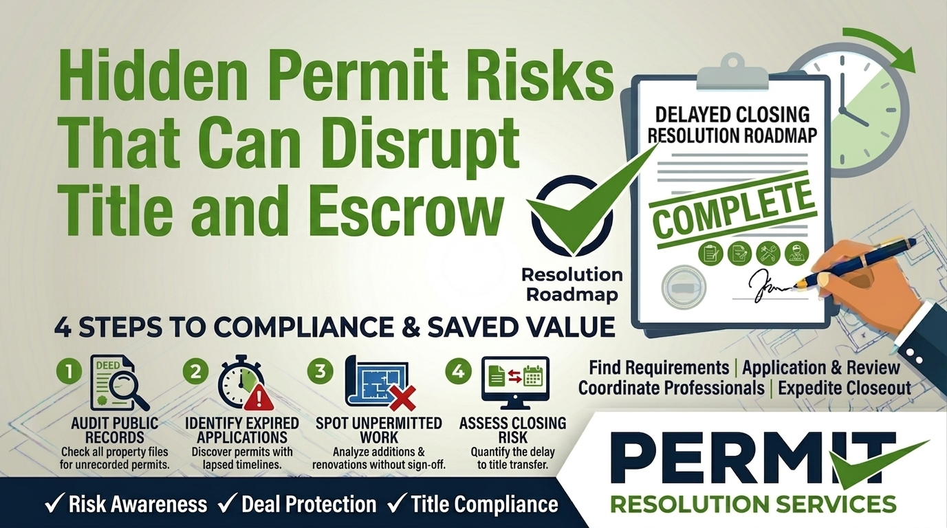 Hidden Permit Risks That Can Disrupt Title and Escrow
