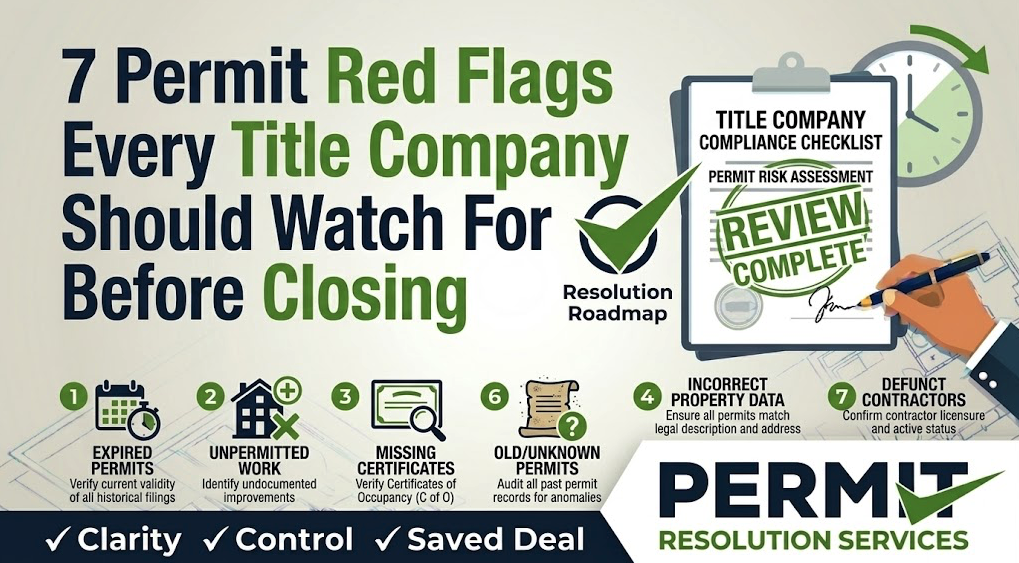 Florida Title Guide: 7 Permit Red Flags Before Closing