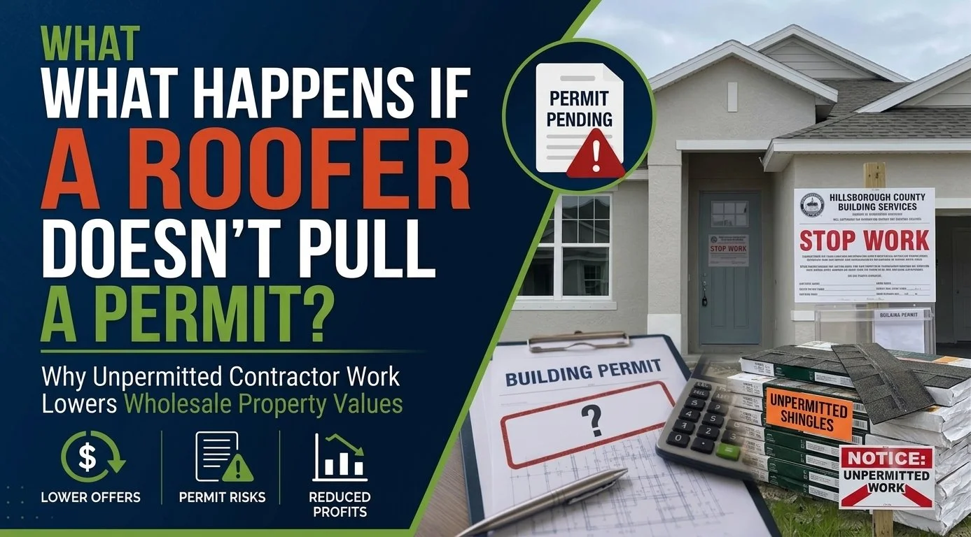 What If a Roofer Didn't Pull a Permit in Florida?