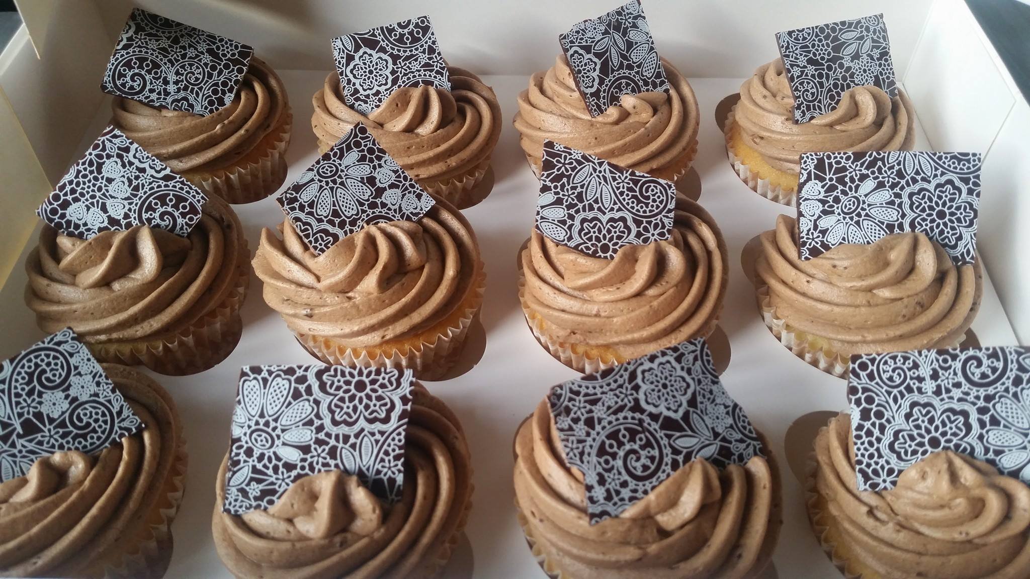 chocolate interior custom cupcakes Merely Jane's Cakes Margate