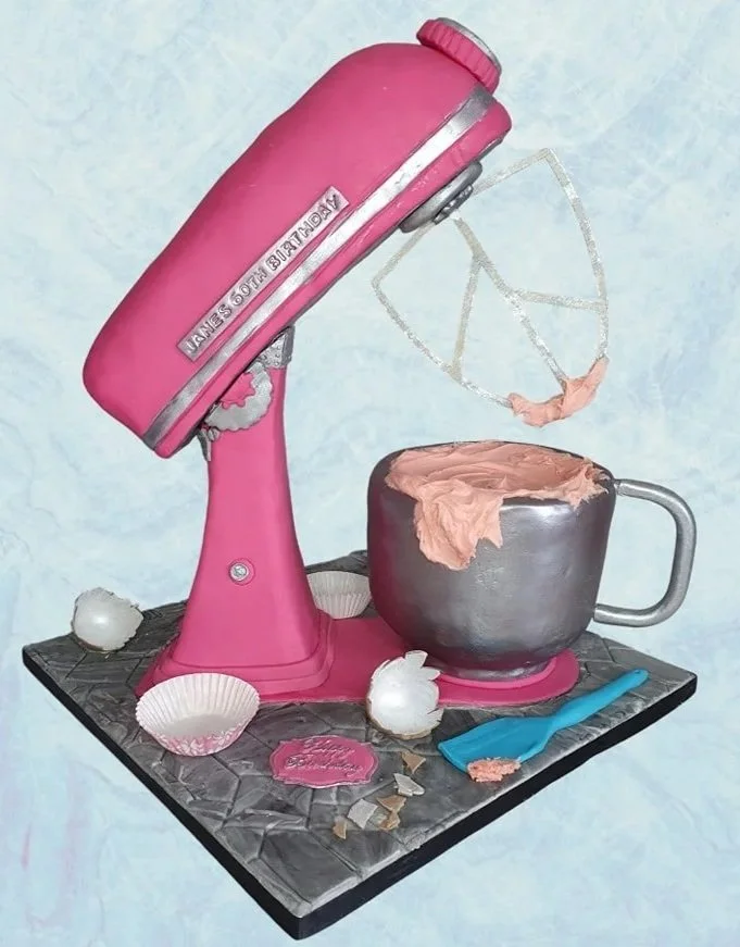 edible stand mixer custom cake merely jane's cakes