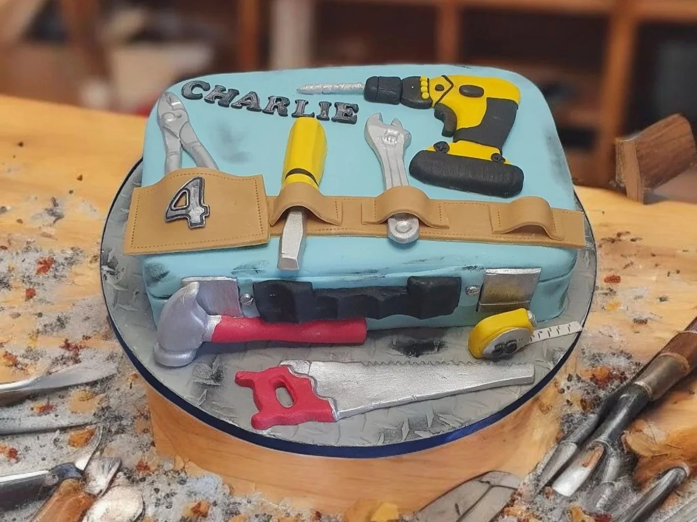 kids tool box custom cake merely jane's cakes