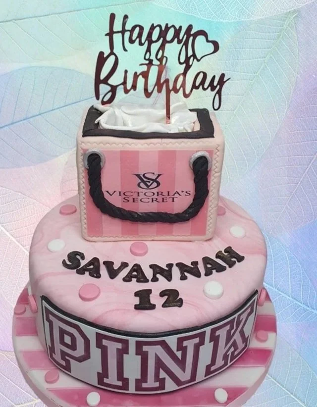 Victoria's Secret cake custom in margate thanet by merely jane's cakes