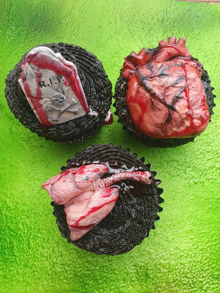 Halloween custom cupcakes Merely Jane's Cakes Margate