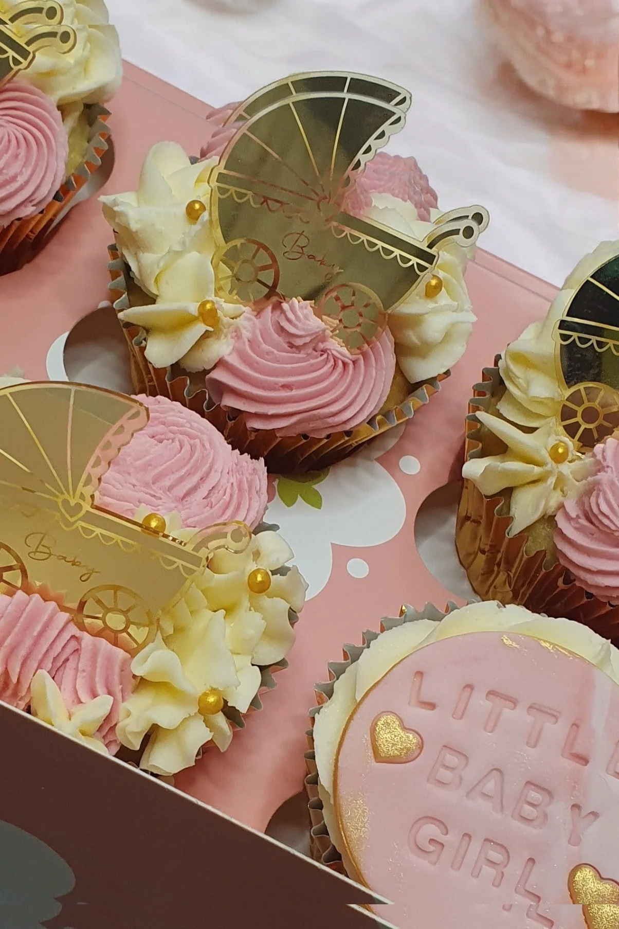 new baby custom cupcakes Merely Jane's Cakes Margate