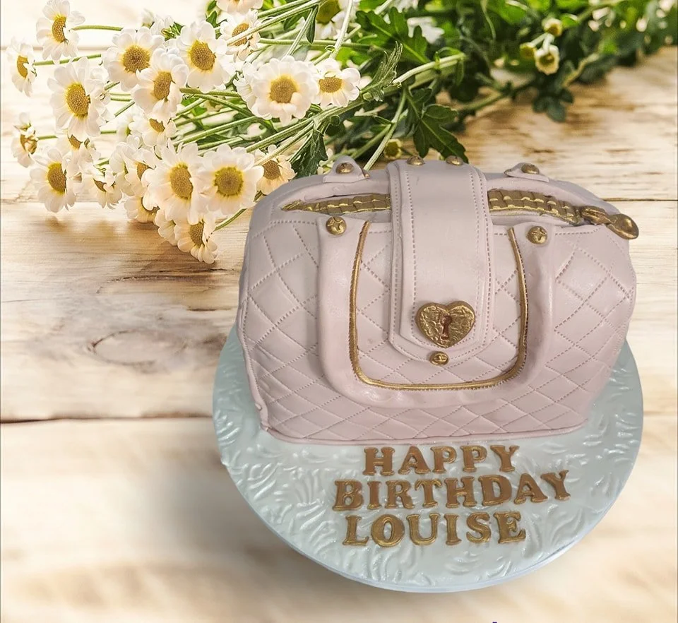 handbag birthday cake custom merely janes cakes margate