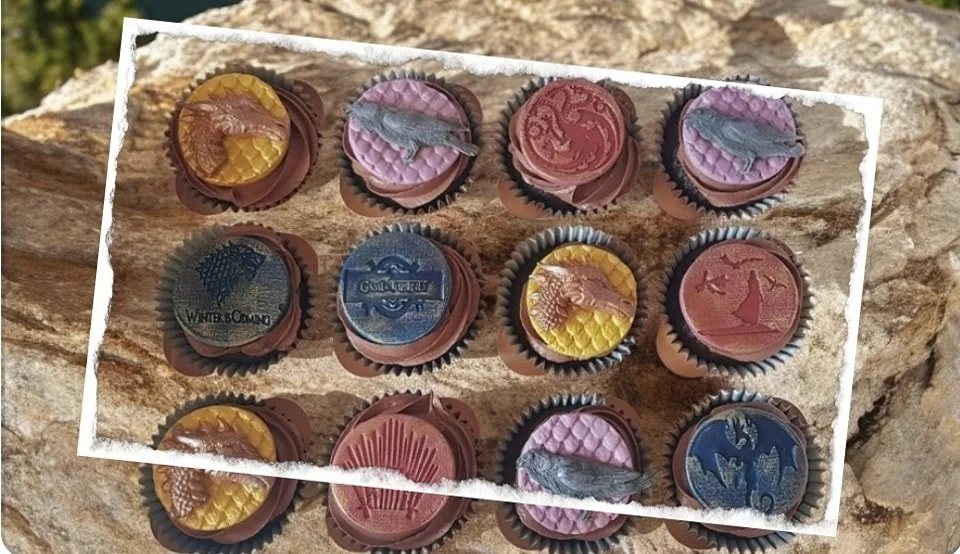 Game of Thrones custom cupcakes Merely Jane's Cakes Margate