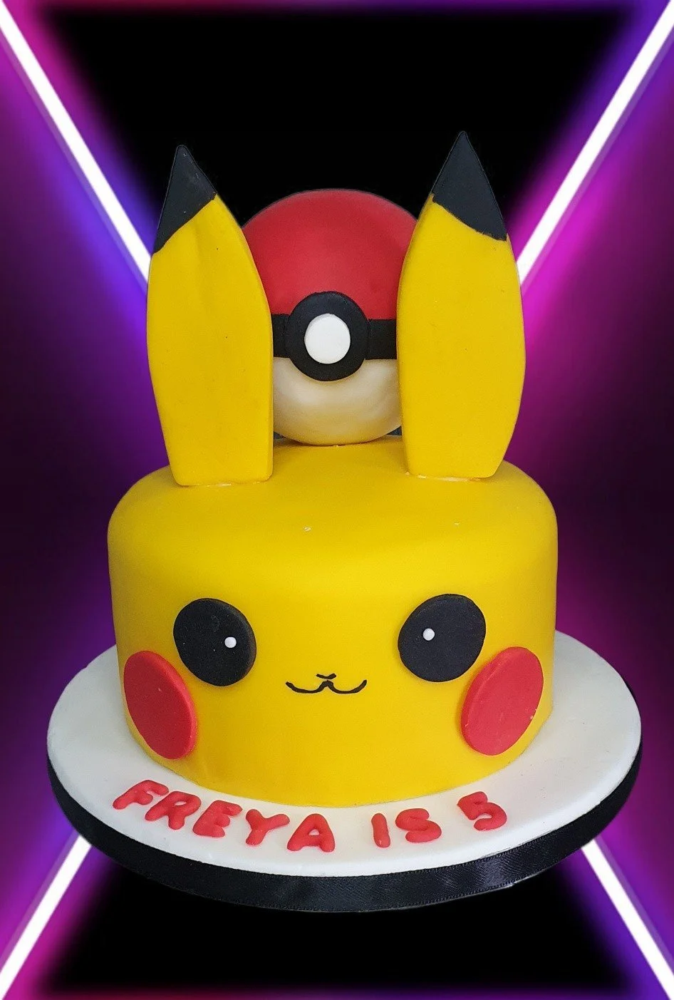 Pokemon Pikachu children's birthday cake Merely Janes Cakes