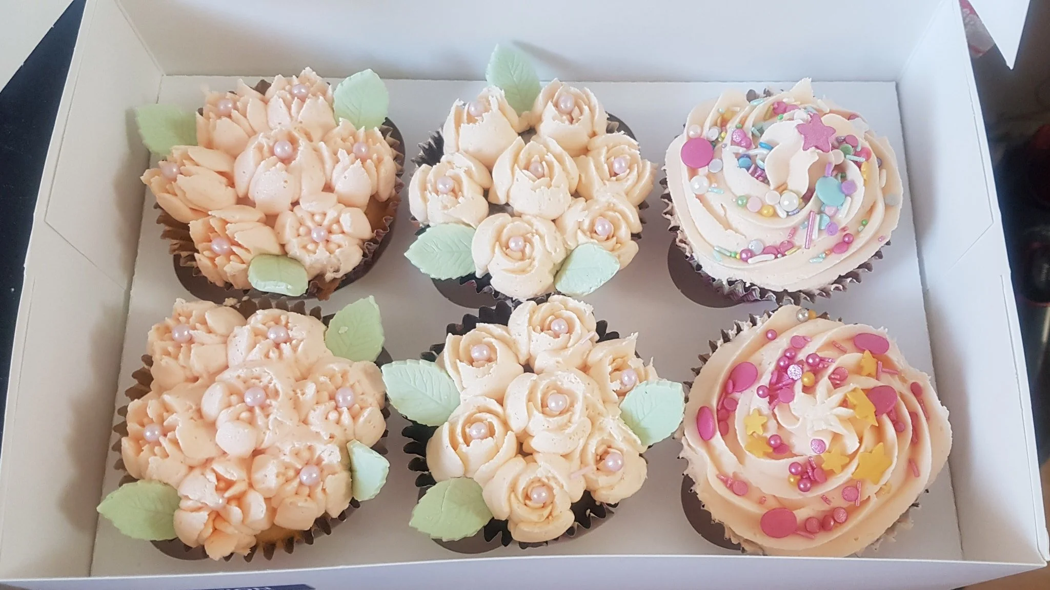 flower bouquet custom cupcakes Merely Jane's Cakes Margate