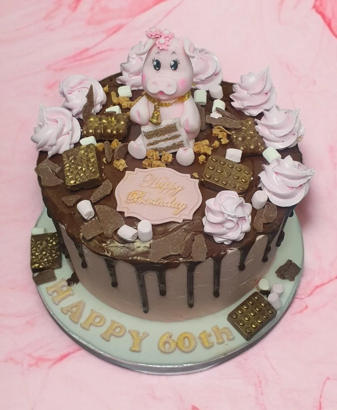 chocolate cow birthday cake Merely Janes Cakes