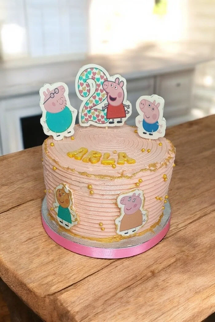 Children Peppa Pig birthday cake Merely Janes Cakes
