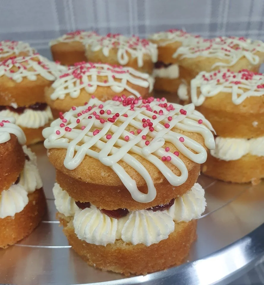 victoria sponge custom cupcakes Merely Jane's Cakes Margate