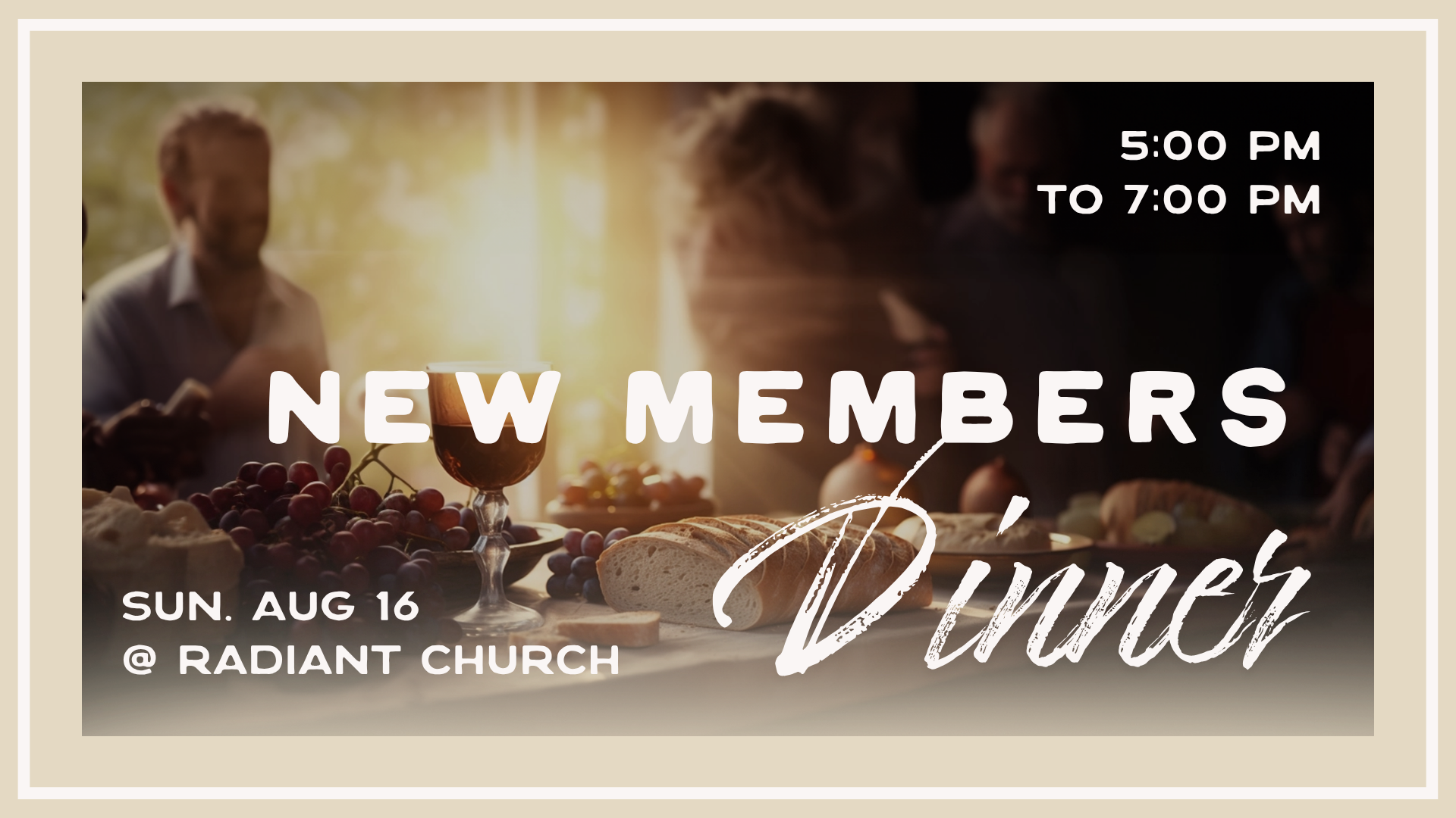 New Members Dinner
