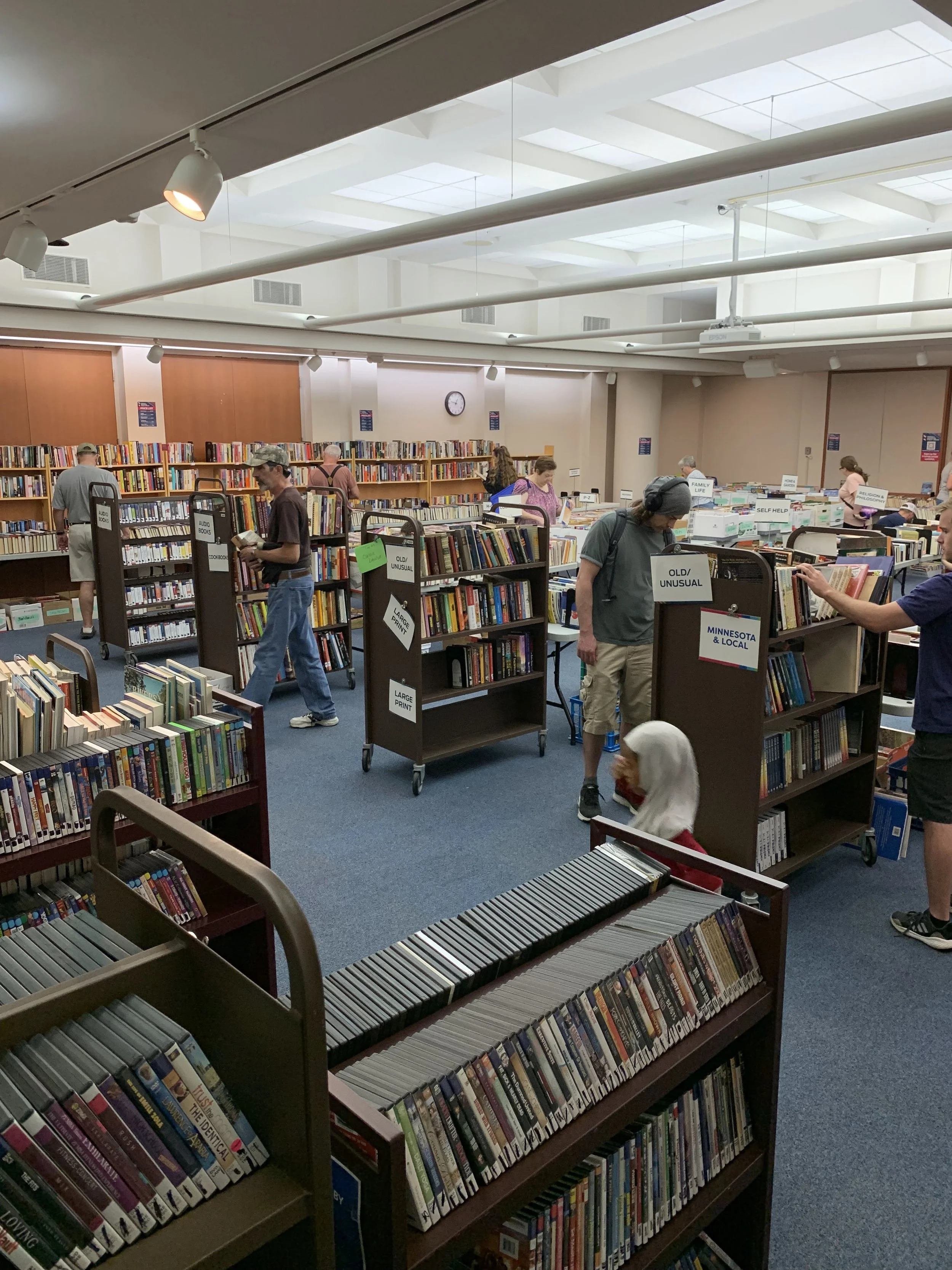 Aud Sale DVDs and other carts.jpg