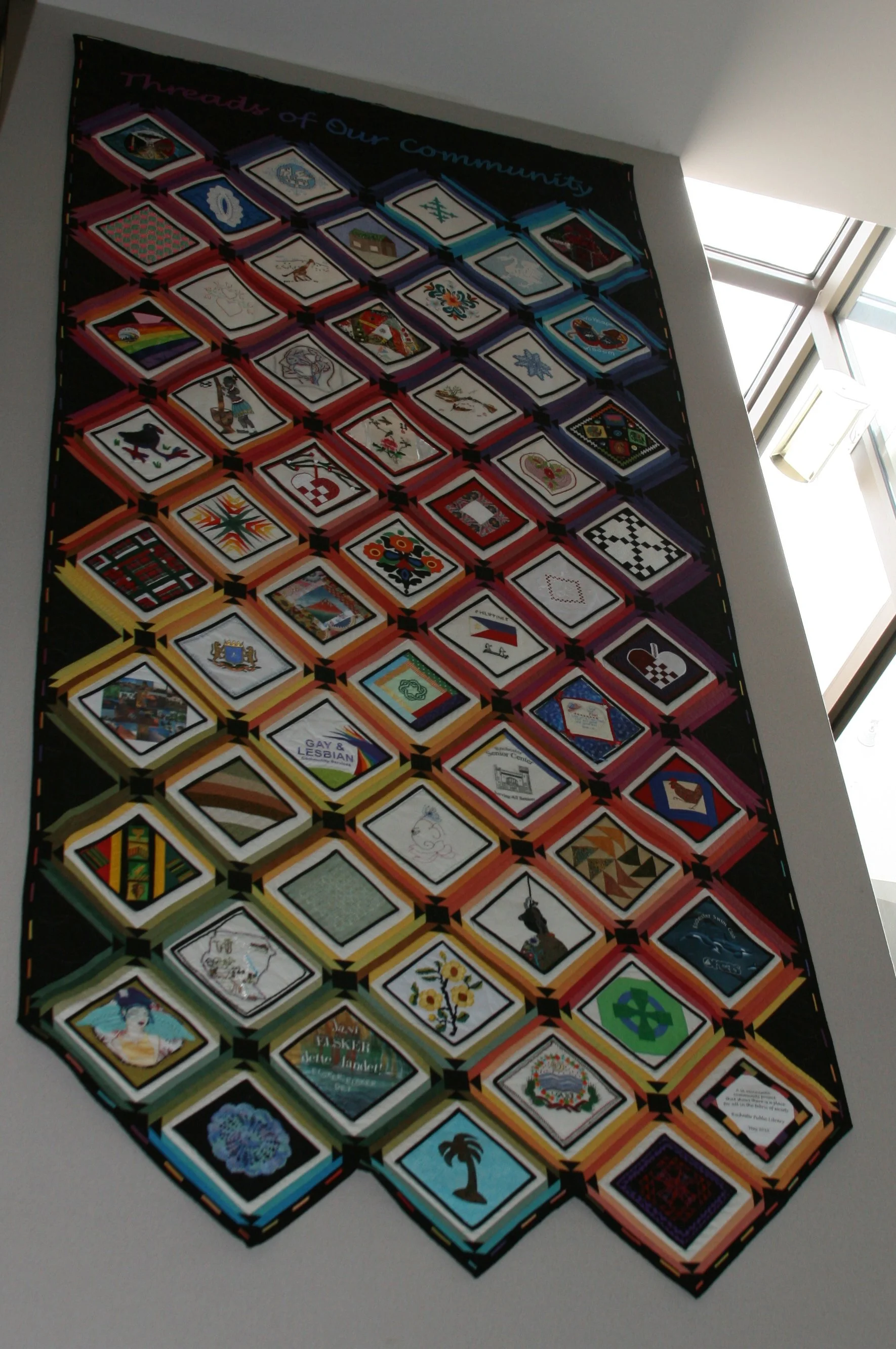 2009-2010 - The RACE quilt was a big project coordinated by Friends