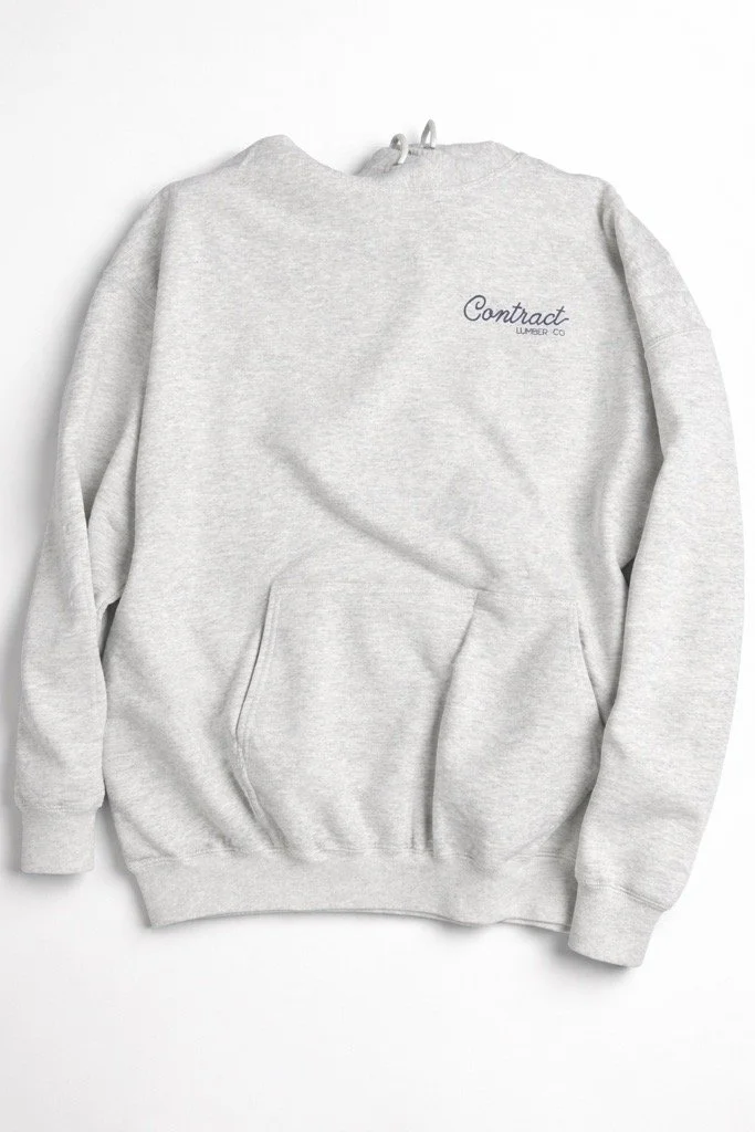 Contract Lumber Co. Heathered Gray Hoodie