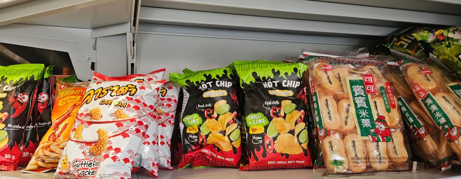 Beliebte asiatische Snacks 