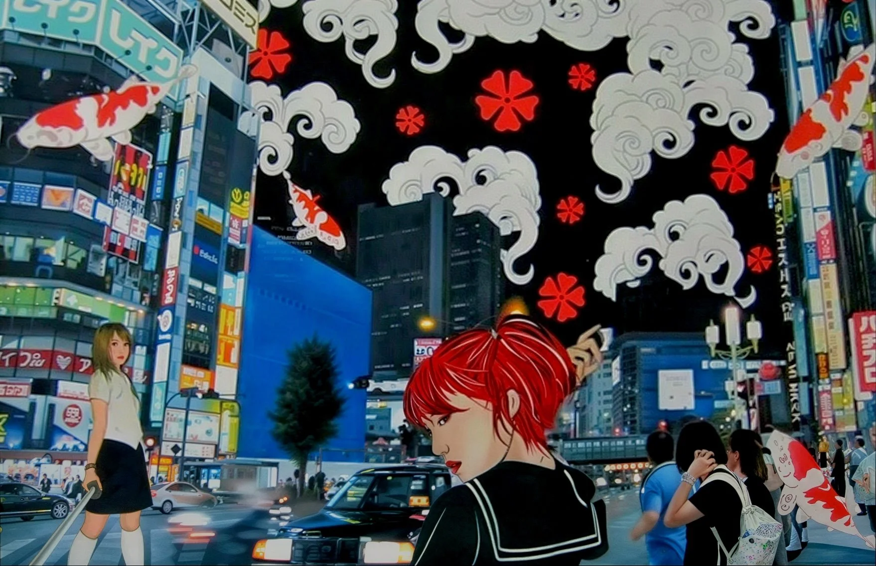 Crossing Echoes: Schoolgirls beneath Tokyo’s Battle Sky