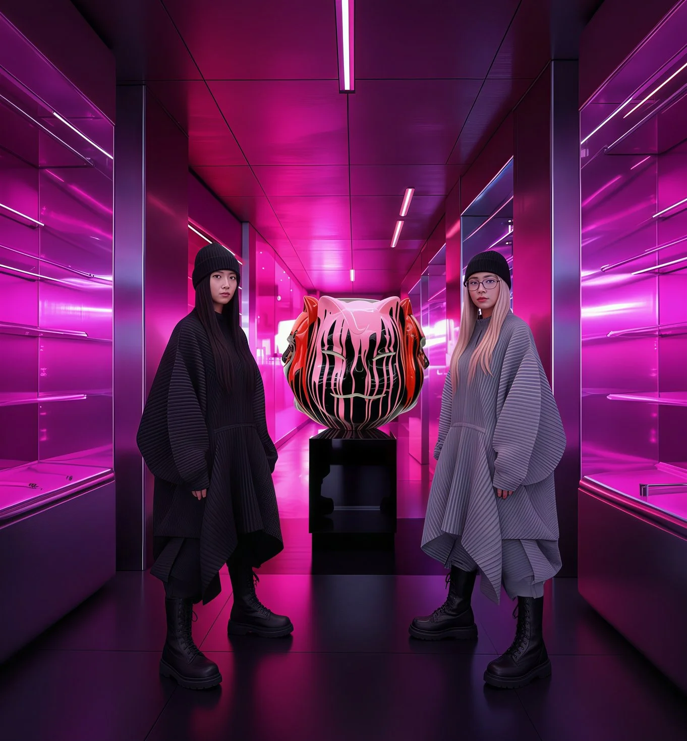 Onmyōdō: Crimson & Rose Dual Visions of Samuraicat in the Codex of Dualities