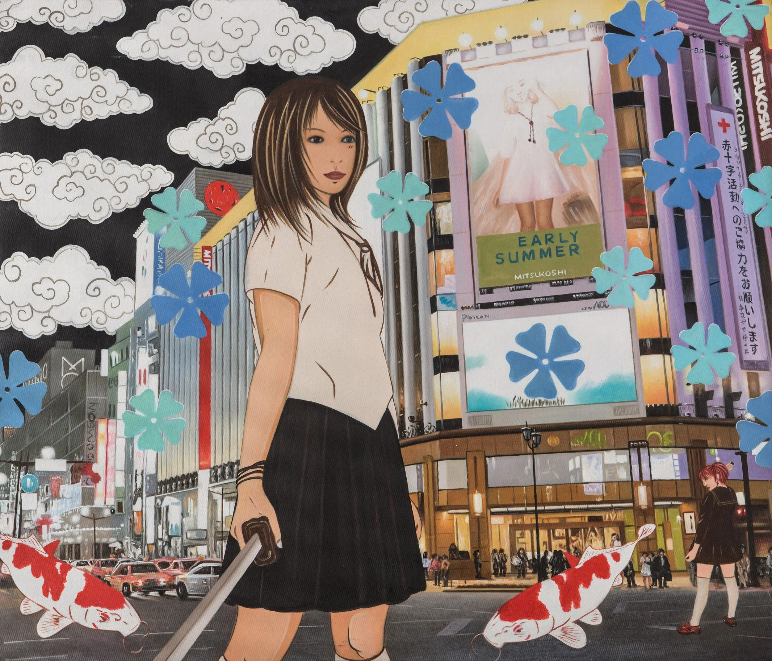 Early Summer Whispers in Battle Symphony: Tokyo Twilight Reverie