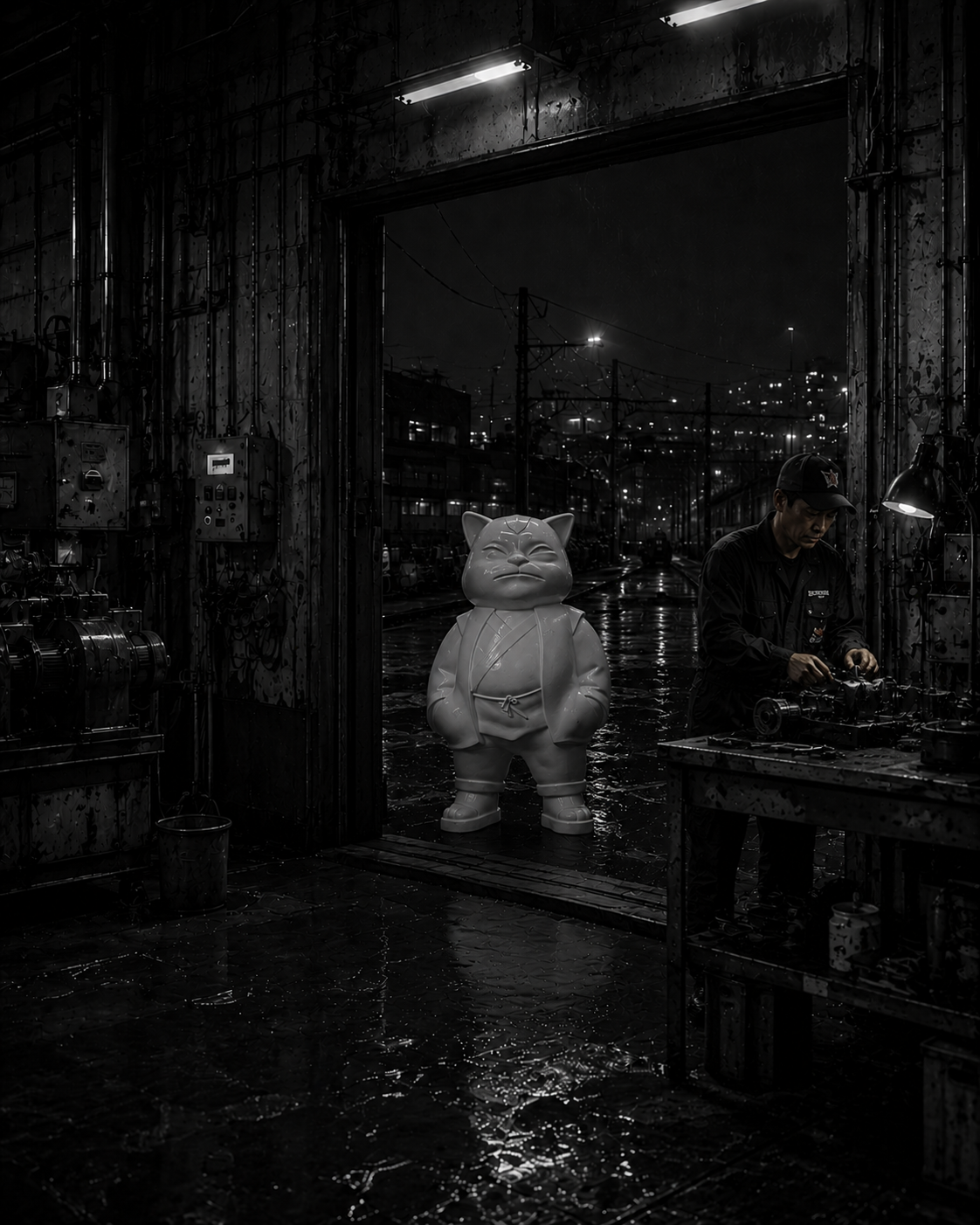 Urbancat Magnifico : White Metropolis Muse