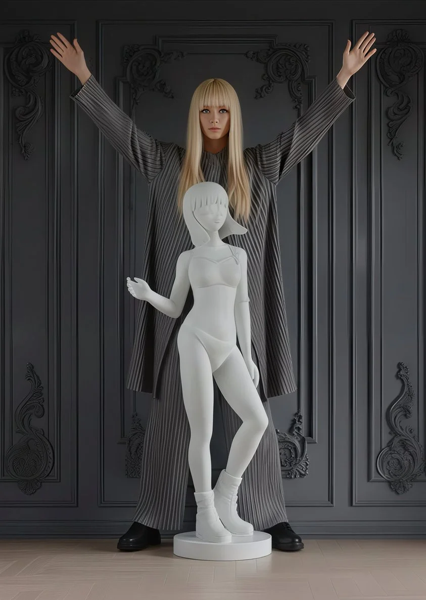 Yumi 2: Chiseled Allure and Graceful Pose