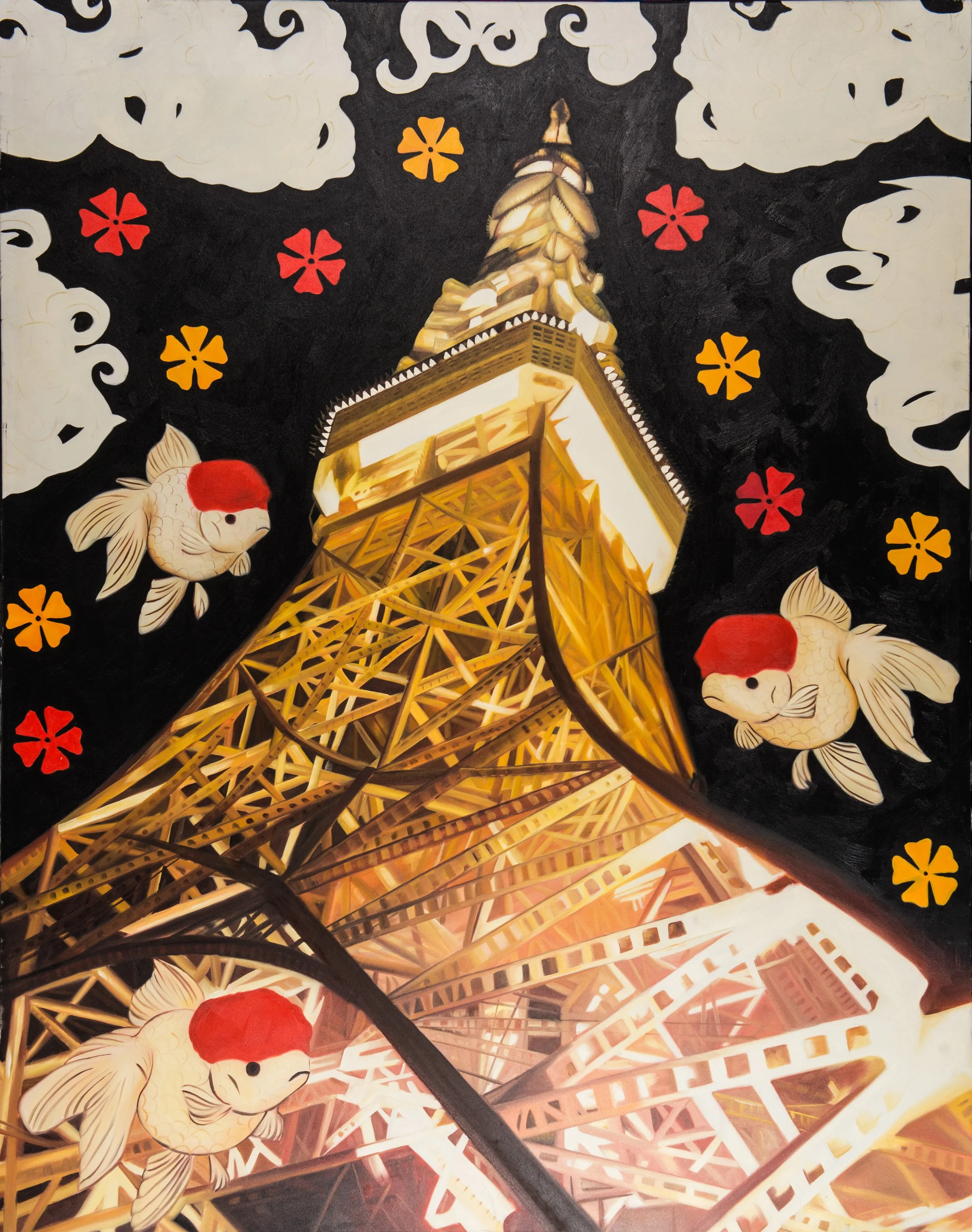 Golden Elegance : Tokyo Tower in the Night's Sonata 