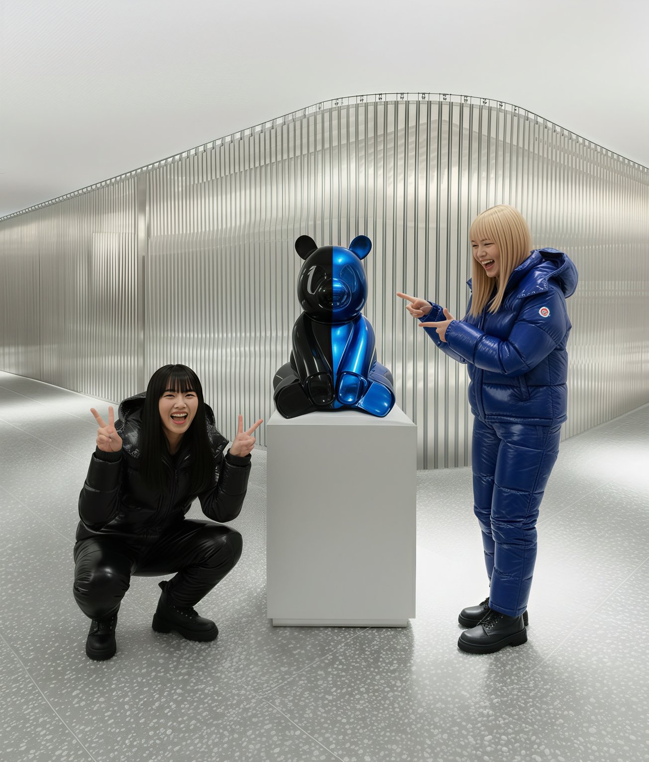 The United Pandasan : Spectral Symmetry Black & Blu