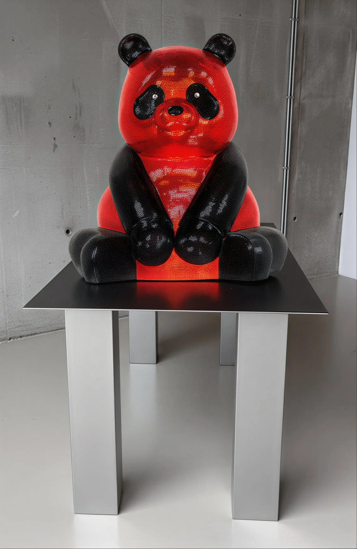 A Pandasan’s in Red and Onyx Radiance: Dazzling Opulence