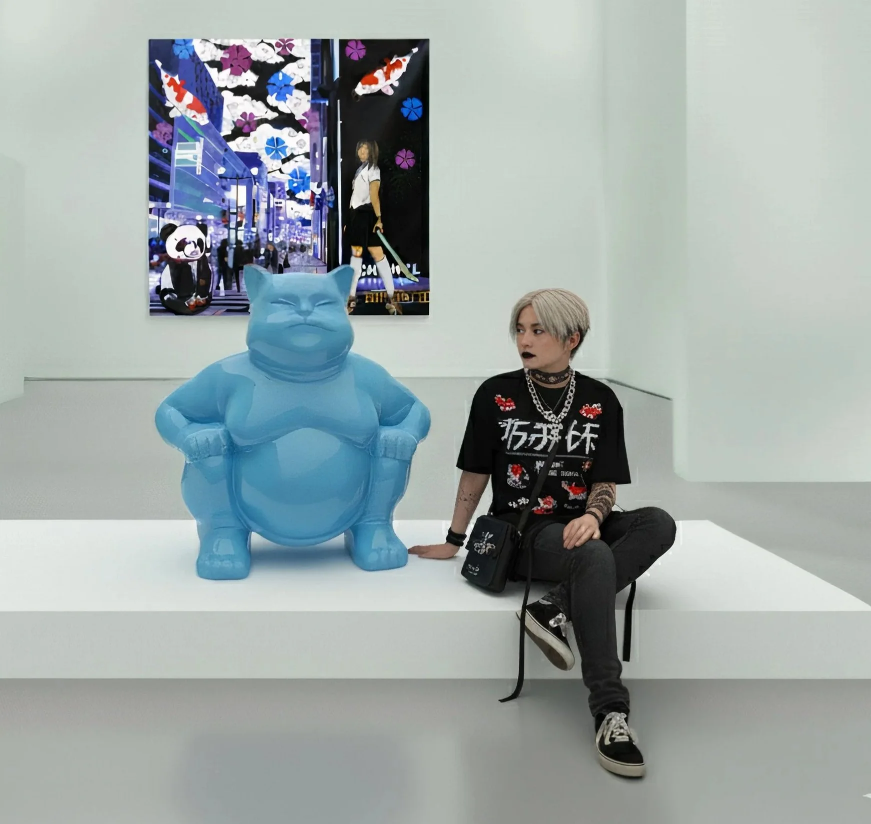 Elegant Sumocat: Azur Dance and Battles of Balance