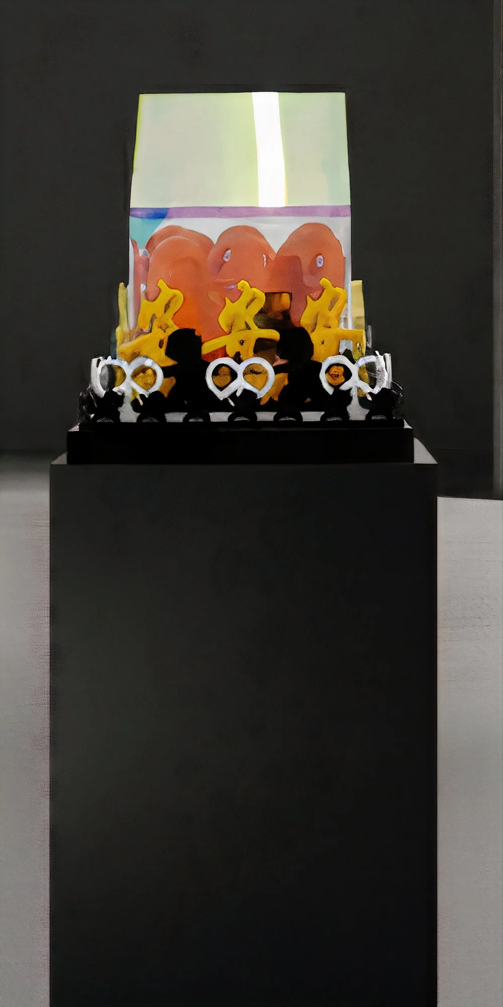 Golden Charmander : Embrace of Love and Peace