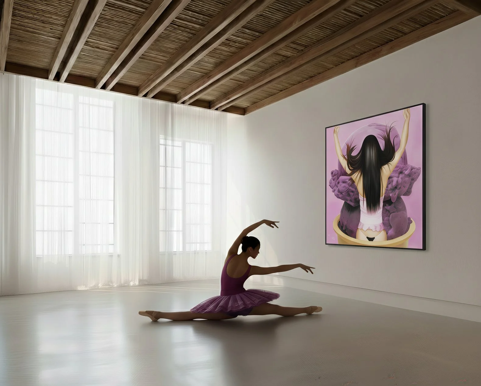 Violetta : Frosty Whispers of Lavender Dreams