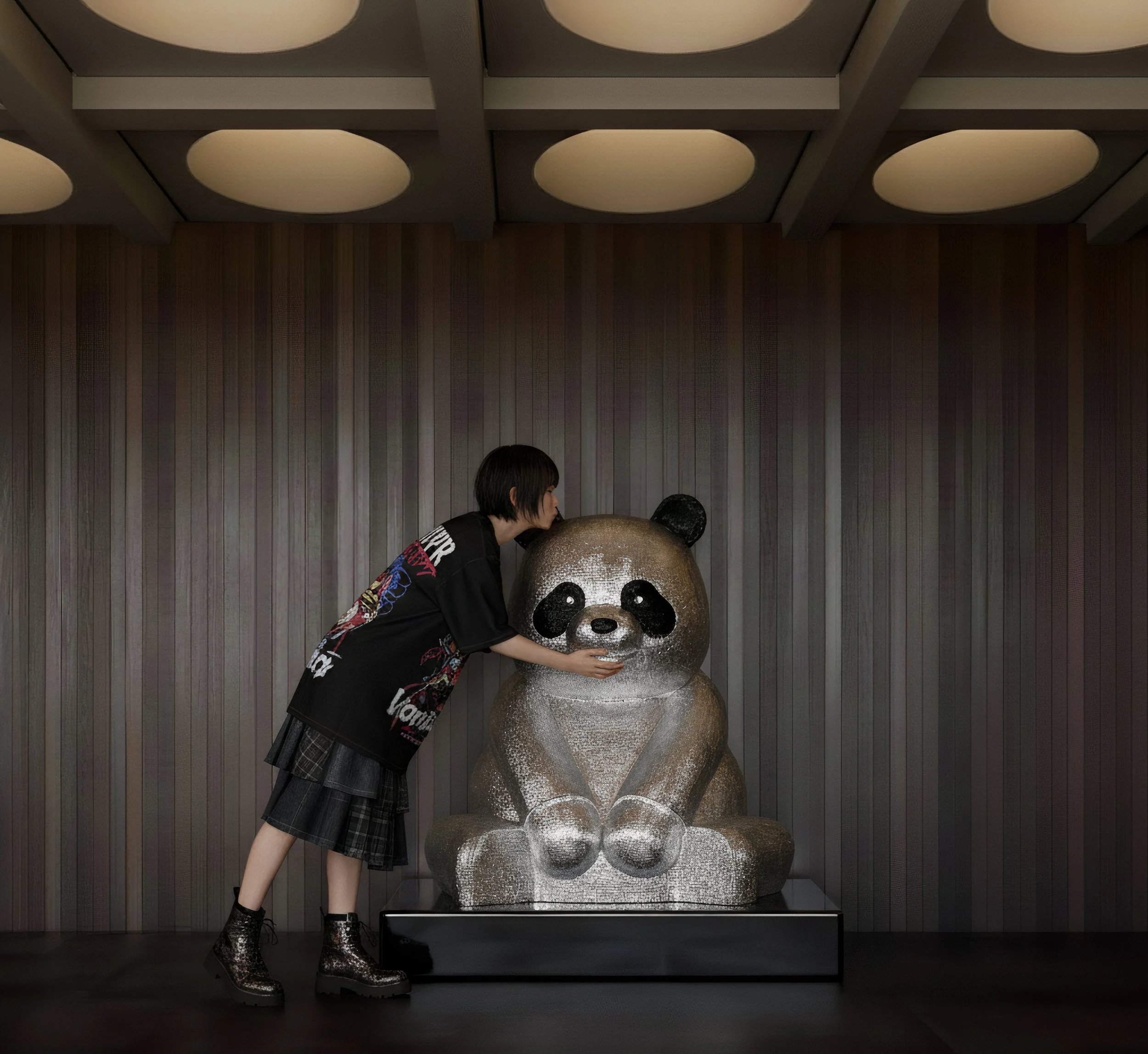 A Pandasan’s Lustrous Charm: Argentum Radiance