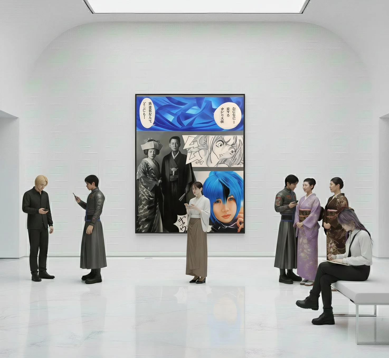 Deep Blu: Azure Reflections, Tokyo's Depths in Manga Palette