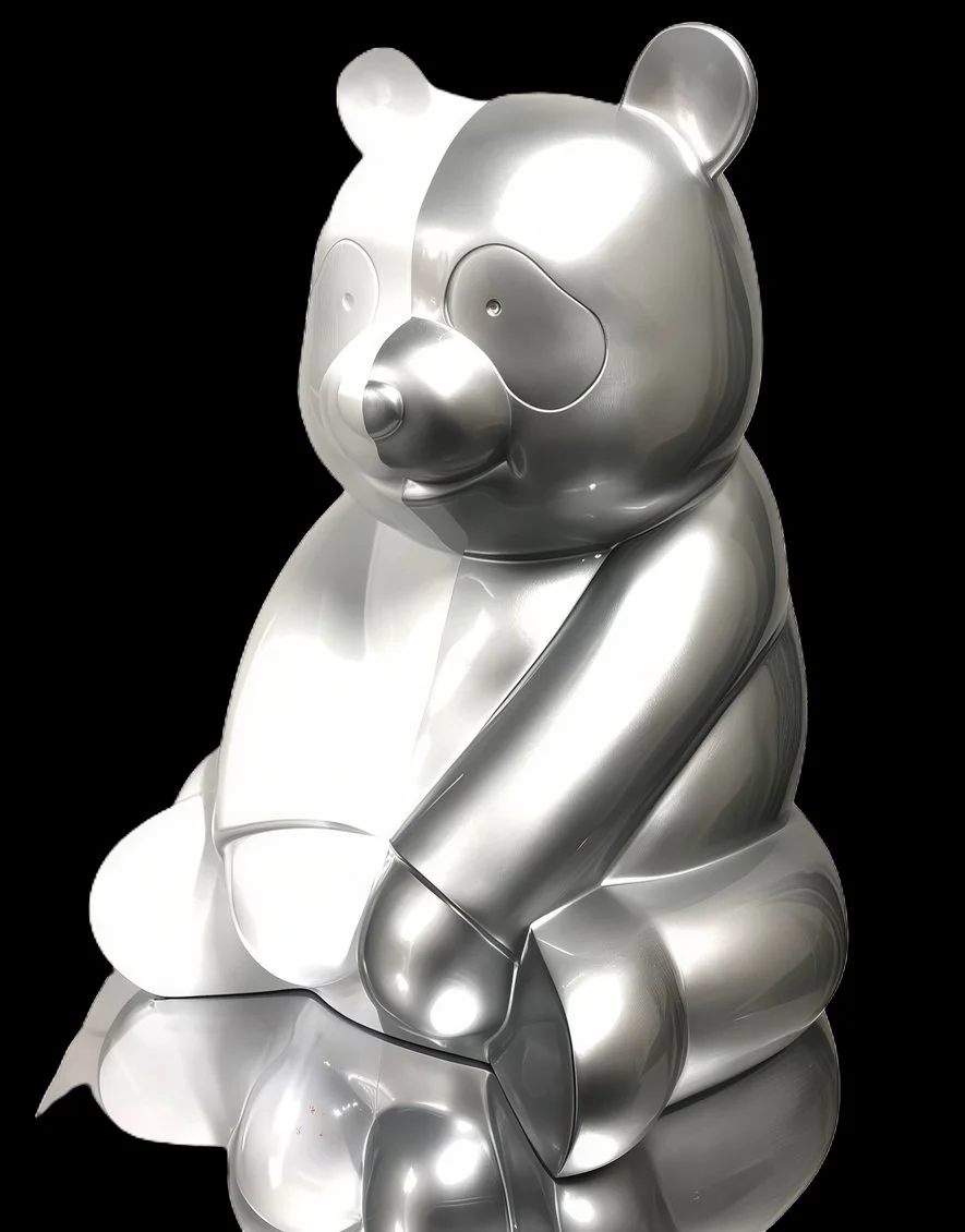 The United Pandasan : Spectral Symmetry Silver & White, 