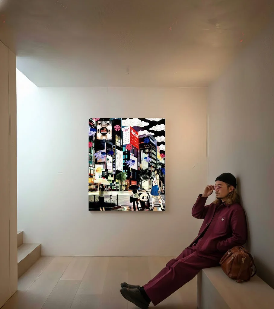 Dior Blossoms in Battle Nocturnes : Elegance in Neon