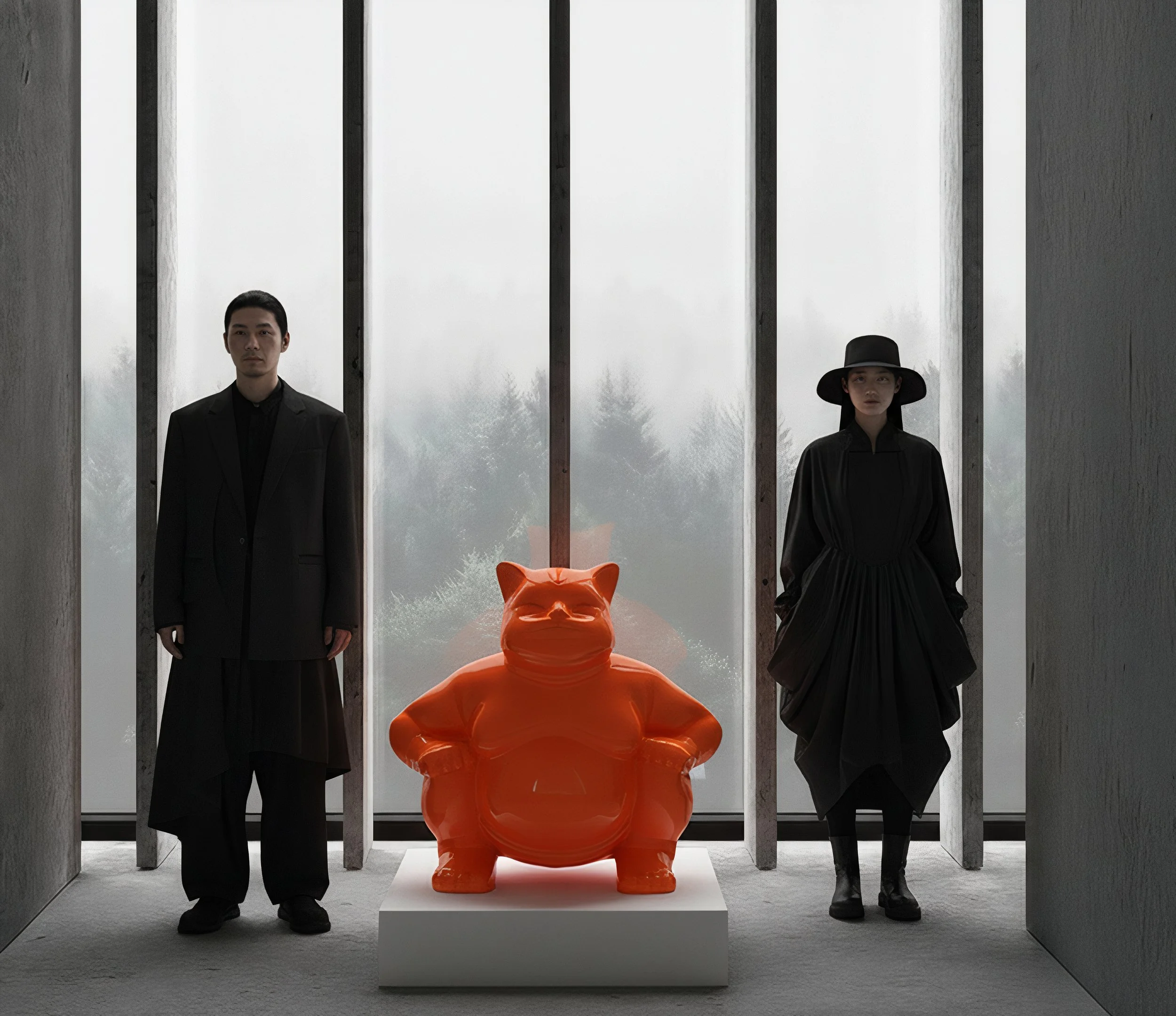 Elegant Sumocat: Orange Dance and Battles of Balance