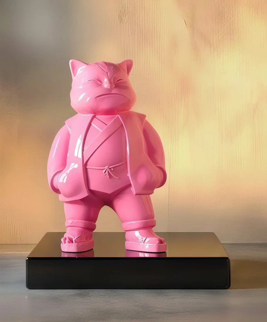 Urbancat Elegance: Candy Metropolis Muse