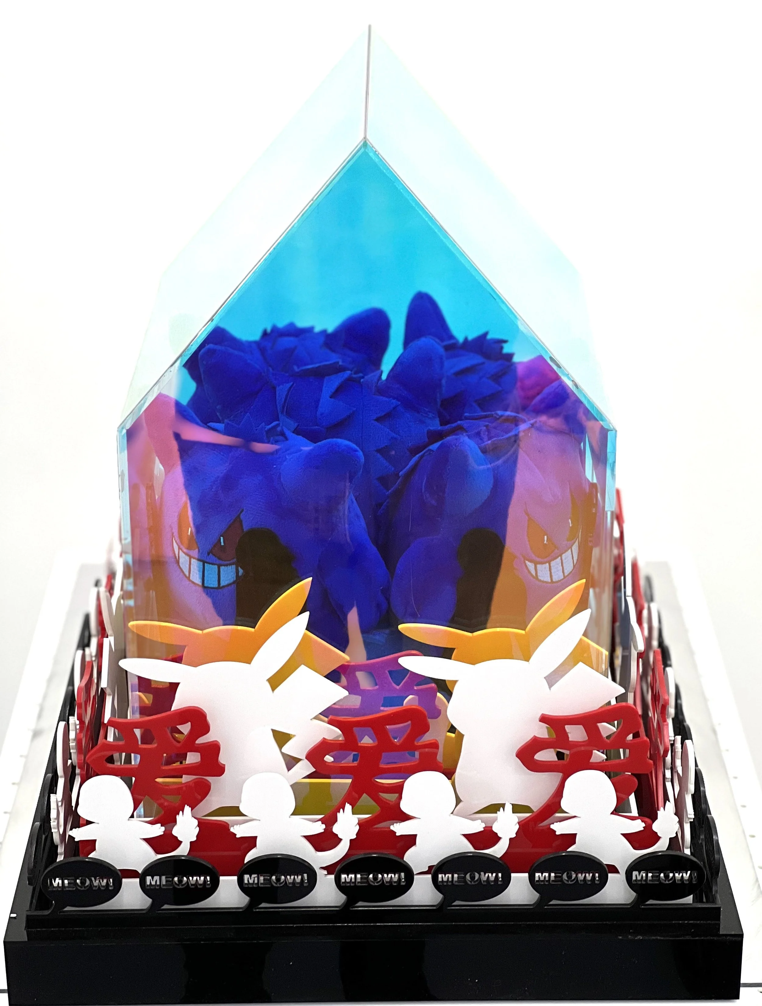 Midnight Gengar : Meow in the Blue Shade